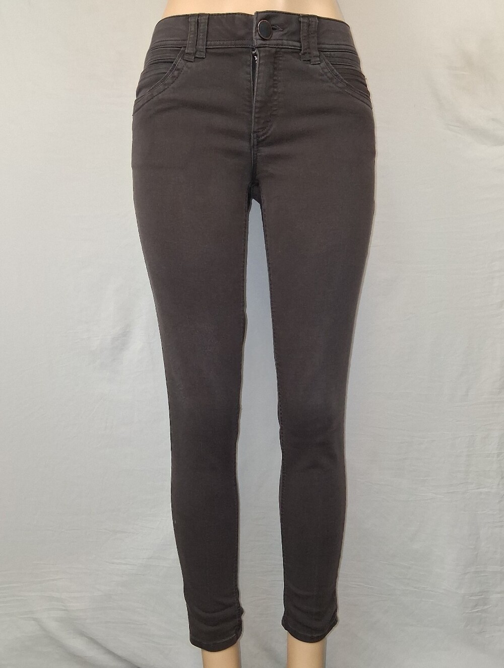 Democracy Charcoal Skinny Ankle Jeans Size 4